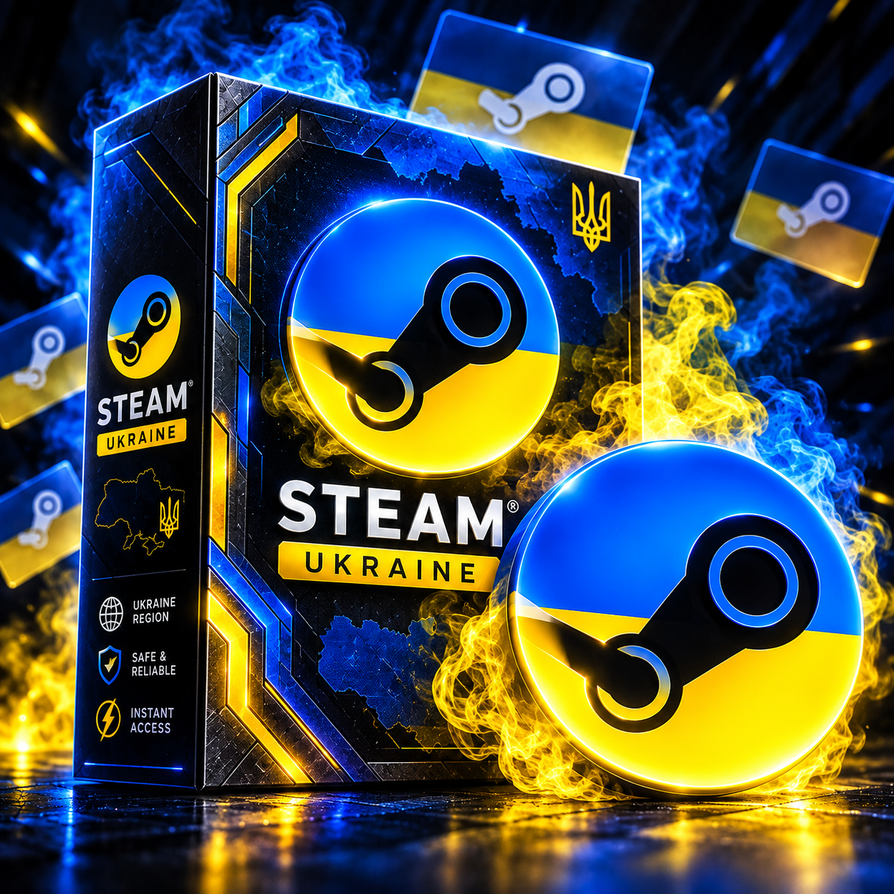 حساب ستيم أوكراني — Account Steam